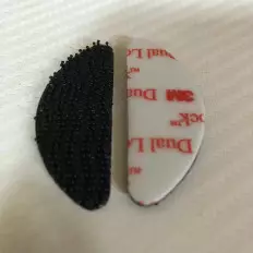 Dual lock SJ 3550 3M™ velcro adesivo nero singoli sagomati per 2