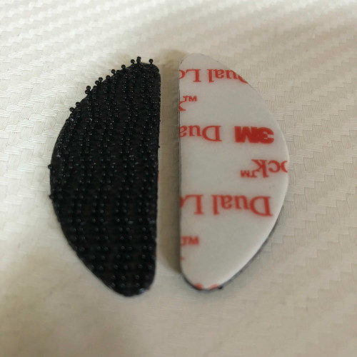 Bloqueio duplo SJ 3550 3M ™ adesivo velcro preto em forma para