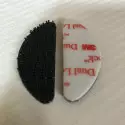 Bloqueio duplo SJ 3550 3M ™ adesivo velcro preto em forma para
