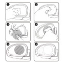 Couple of nanotechnology adhesives for anti-fog mirrors for