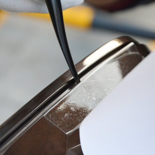 Kit with micro spatulas for car wrapping film application for