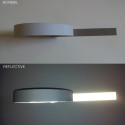Banda reflectante plateada termo soldable (con plancha) –