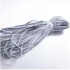 Extra dickes silbernes reflektierendes PET-Nähband - 10m x 10mm