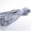 Extra thick woven silver reflective PET sewing tape - 10m x
