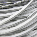 Extra thick woven silver reflective PET sewing tape - 10m x