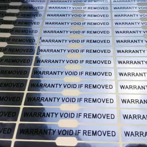 84 Etiquetas adhesivas garantía y sellos de holograma de