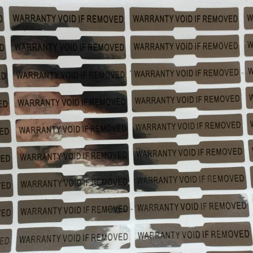 84 Etiquetas adhesivas garantía y sellos de holograma de