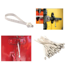 Sicherheitssiegelstirnband mit Metallband und Seriennummer 2