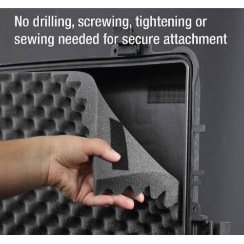 Rouleau adhésif noir en velcro Dual Lock™ de la marque 3M™