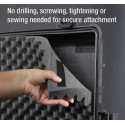 Rouleau adhésif noir en velcro Dual Lock™ de la marque 3M™