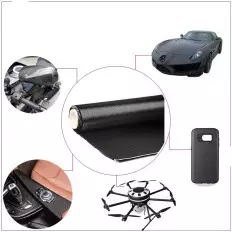 Tejido en fibra de carbono real 200 g / m² 3k 1/1 PLAIN Mejor 2