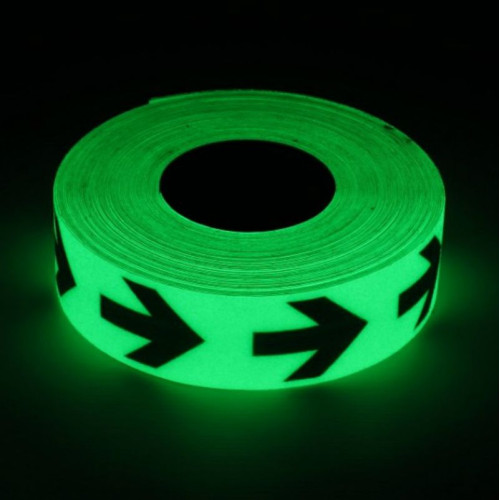 Foto-leuchtenden, glühen im dunklen Band mit Pfeilen Bester