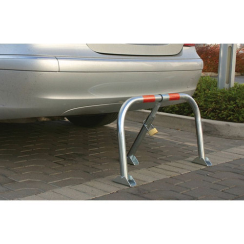 Sbarra dissuasore anti parcheggio sosta auto ribaltabile con