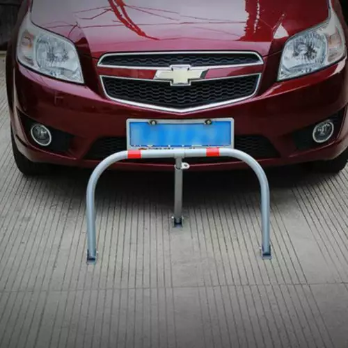 Sbarra dissuasore anti parcheggio sosta auto ribaltabile con