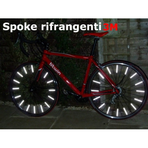 Reflective Cycling Spoke pipes 3M ™ in 24 Pieces Best Price