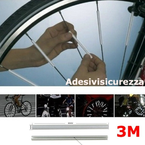 Reflective Cycling Spoke pipes 3M ™ in 24 Pieces Best Price