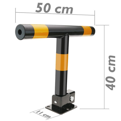 Barra en "T", bolardo anti aparcamiento, aparcamiento plegable