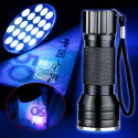 UV Flashlight Portable 21-LED Wood lamp in aluminum Best Price