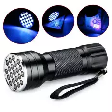 UV Flashlight Portable 21-LED Wood lamp in aluminum Best Price