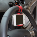Universal Adjustable Car Support with Steering Wheel Mount for