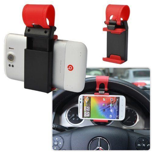 Universal Adjustable Car Support with Steering Wheel Mount for