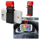 Universal Adjustable Car Support with Steering Wheel Mount for