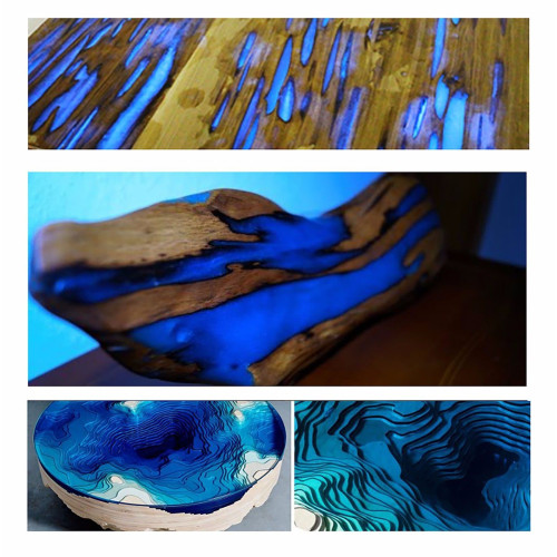 Transparente Zweikomponenten-Epoxy Pigmente 320gr Bester Preis