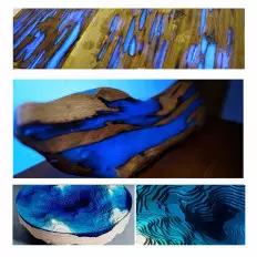 Resina epoxídica transparente bi-componente a efecto agua – 2