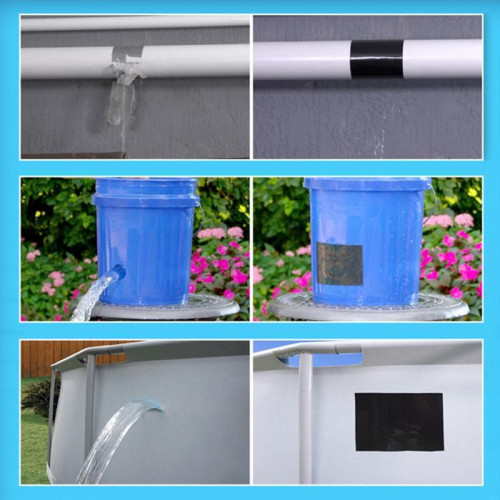 Nastro Adesivo Impermeabile Estremamente Forte PfX – 1,5m X 10cm – Ripara Piscine, Tubi, Tende, Laghetti – Nuova Versione 2023