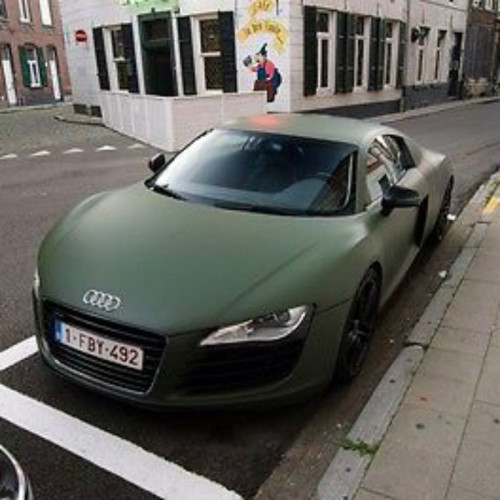 Anhaftende militärgrüne Folie car wrapping kratzfesten keine