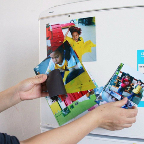 Papier magnétique brillant pour imprimante à jet d'encre ou