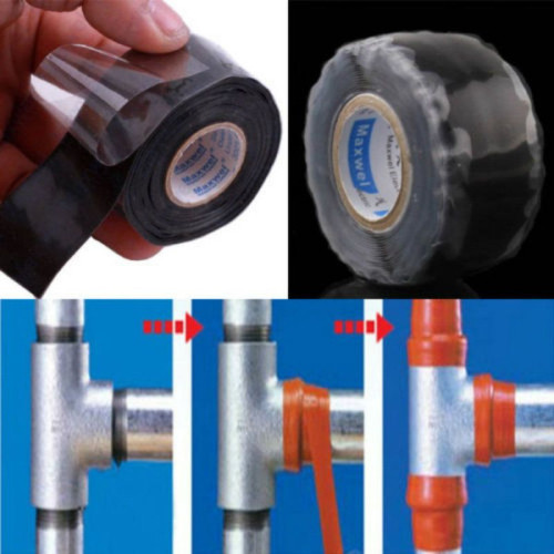 Fita autovedante de silicone auto-vedante para reparos rápidos