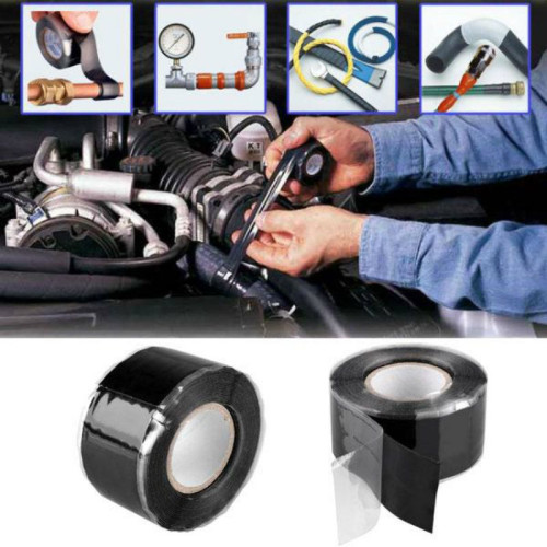 Ruban adhésif auto-obturant à base de silicone pour réparations