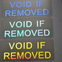 84 étiquettes adhésives sceaux hologrammes de sécurité 20x50mm