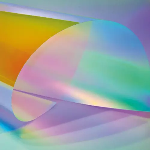 Dichroic dichroic transparent adhesive film rainbow for windows