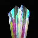 Dichroic dichroic transparent adhesive film rainbow for windows