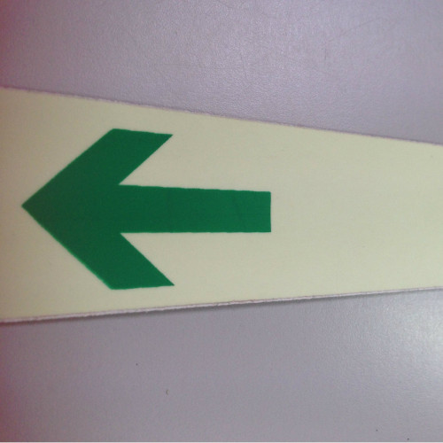 Foto-leuchtenden, glühen im dunklen Band mit Pfeilen Bester