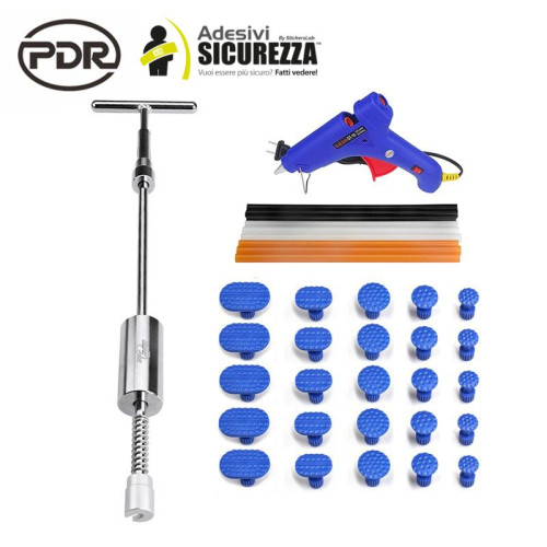 KIT PDR 36 piezas reparación completa dent car body