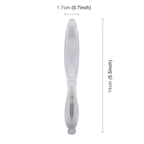 Cutter a bisturi trasparente per tagli di assoluta precisione