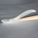 Transparent scalpel cutter for absolute precision cuts with