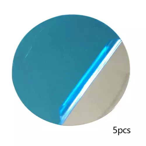 5 Metal disc plates with 3M ™ magnetic double sided tape for