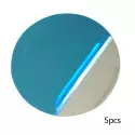 5 Metal disc plates with 3M ™ magnetic double sided tape for