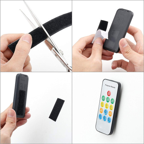 Tiras adesivas de velcro brancas ou pretas 25mm x 5 metros