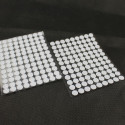 1000 vignettes velcro adhésives blanches (500 paires) diamètre
