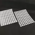 1000 tondini Velcro adesivo bianco (500 coppie) diametro 10 mm