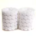 1000 varas Velcro adesivo branco (500 pares) de diâmetro 10 mm