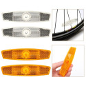 Set reflector reflector homologado para radios de bicicleta