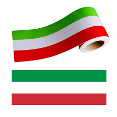 Fascia adesiva tricolore bandiera Italia in 5 misure a... 2