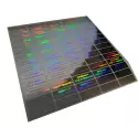 Etiquettes holographiques à témoin d'intégrité avec cachet de
