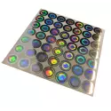 Holographic Adhesive anti-tampering labels - 100 pieces Best